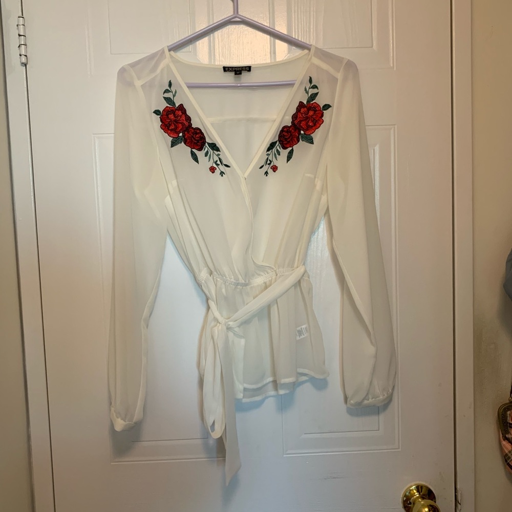 Express Wrap Blouse